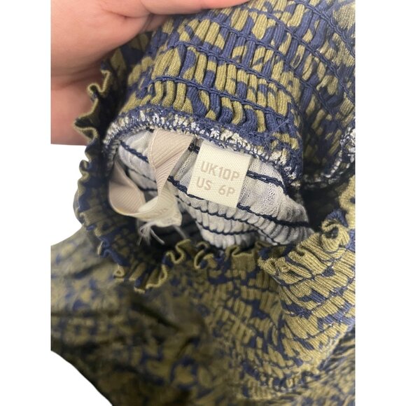 Boden Womens Maxi Dress UK 10 US 6 Green Floral High Neck Long Sleeve D0379 NWT - Picture 5 of 14